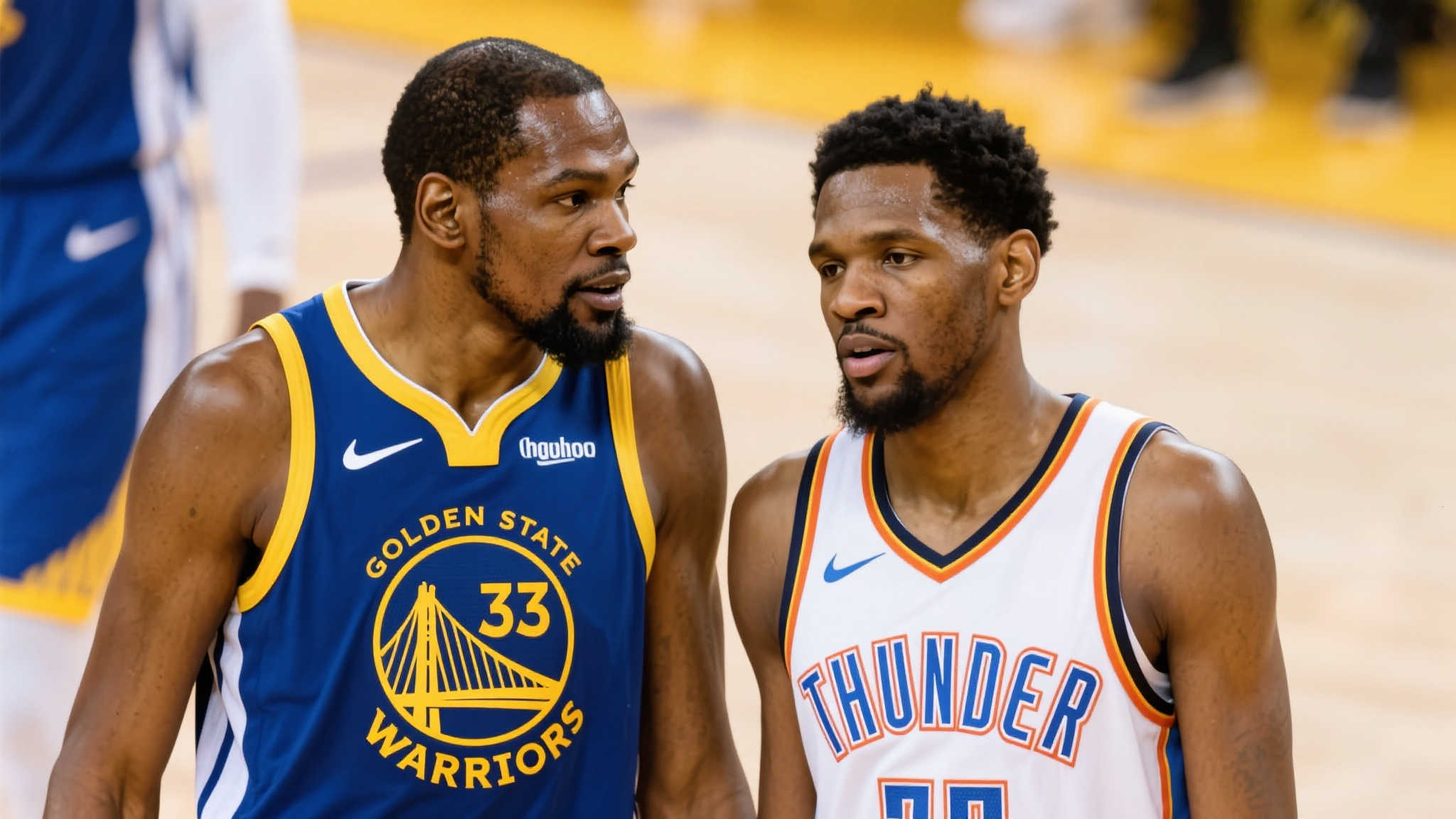 重逢惊喜！杜兰特与亚当斯九年后再度携手征战火箭